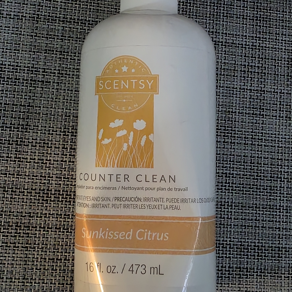 New! Scentsy Sunkissed Citrus Counter Clean w/o Spray Nozzle